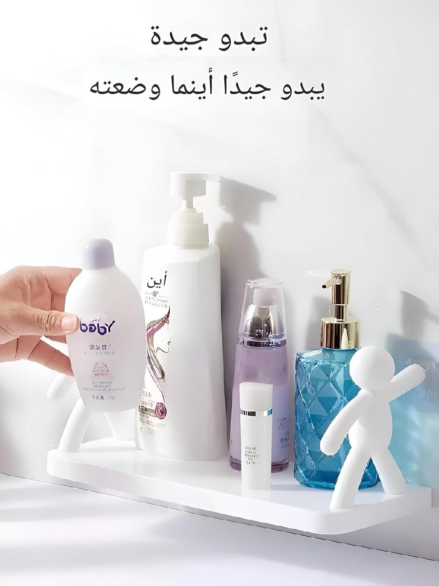 عرض قطعتين رف جداري 3D